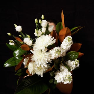Seasonal White Bouquet (Medium)