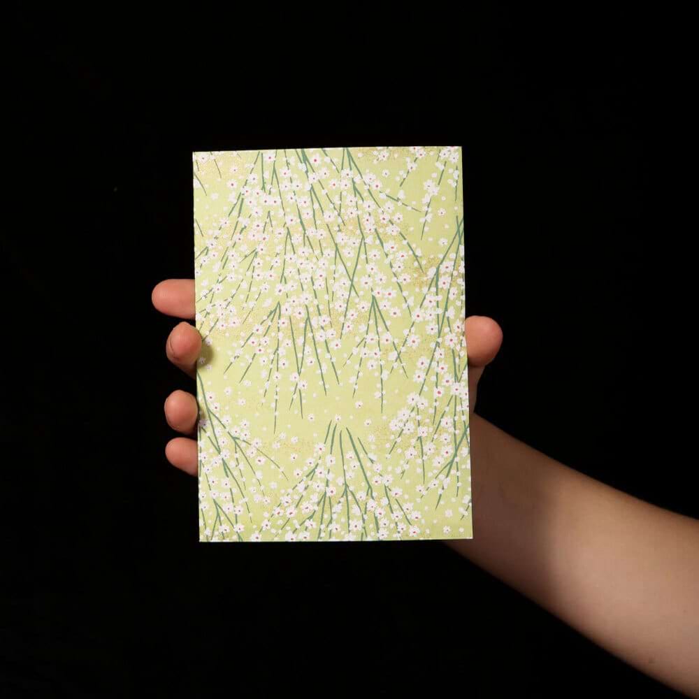 Chiyogami Classic Card - Green
